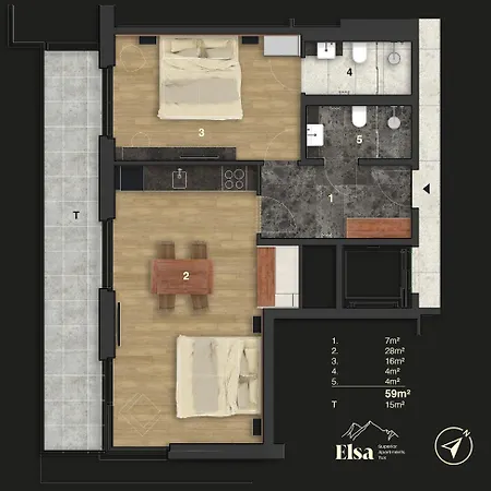 Elsa Apartment Tux